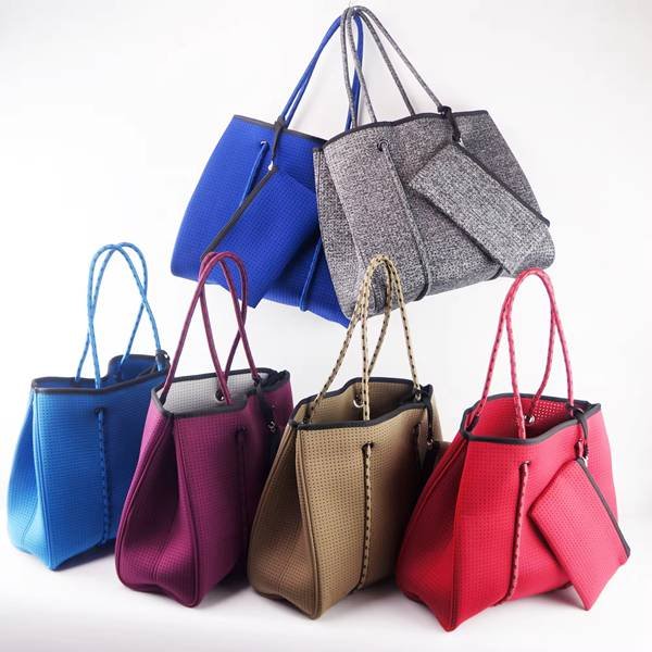 Neoprene tote bag