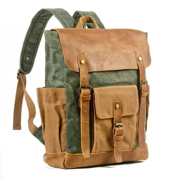 Waxed Canvas Backpack