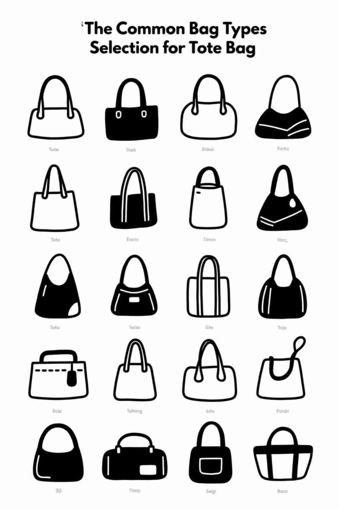The Common Bag Types Selection For Tote Bag