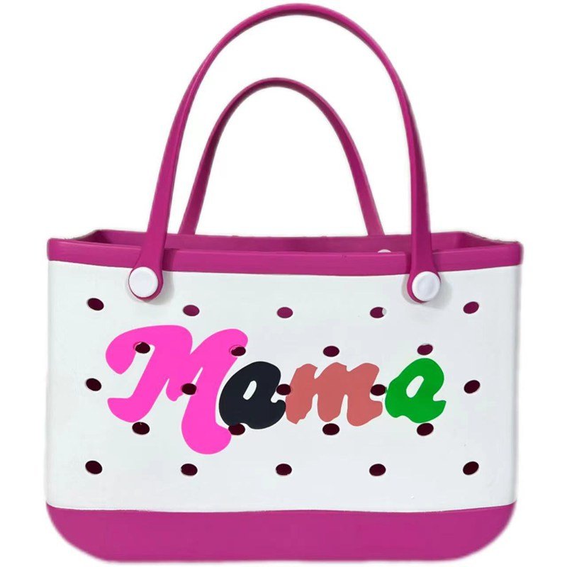 EVA letter Panttern print Beach bag