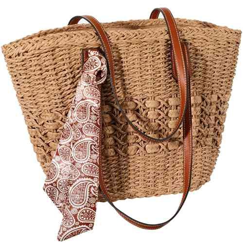 Straw Beach Bag