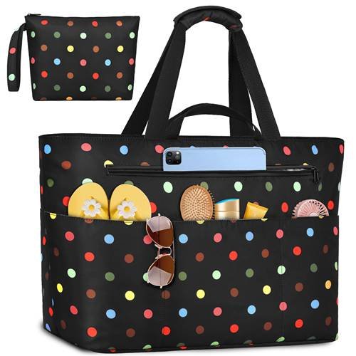Polka Dot Beach Bag