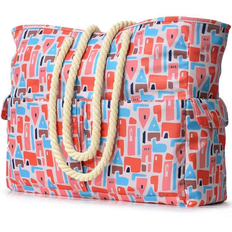 Cartoon Shape Group Beach Bag