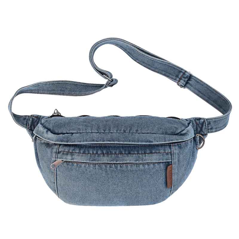 Denim Waist Bag