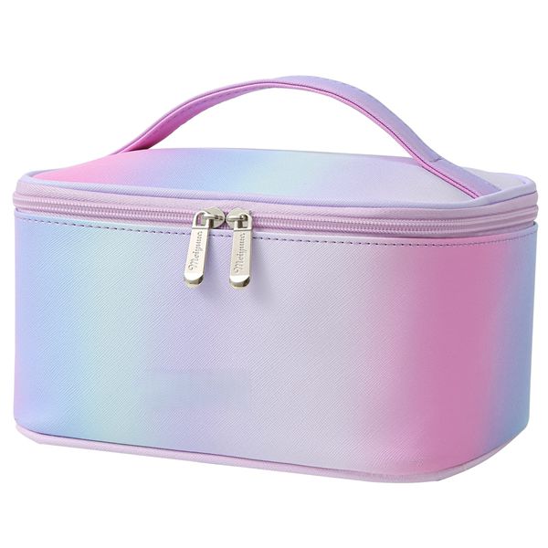 Glitter makeup bag