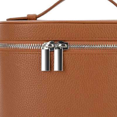 Custom Silver Hardware for makeup bag