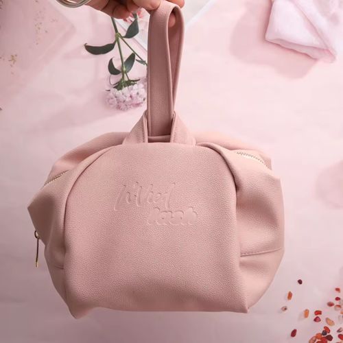 Cloud style Debossed Logo Makeup bag