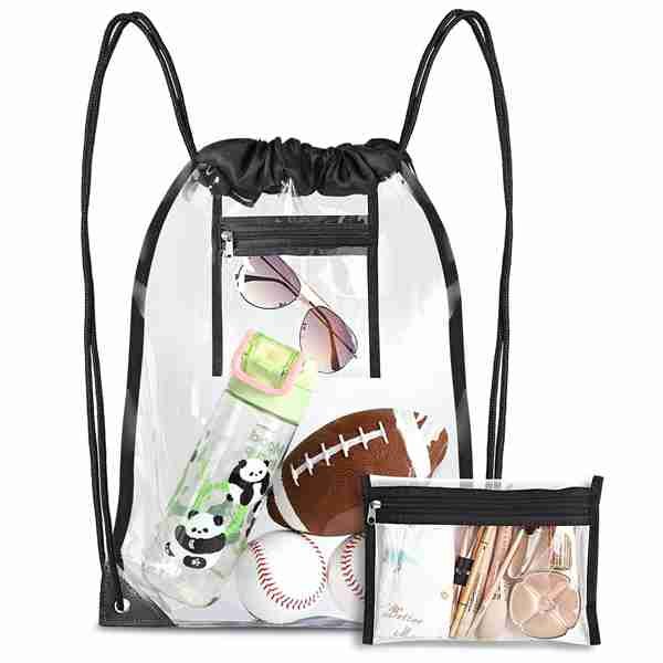 Waterproof Clear Drawstring Bags