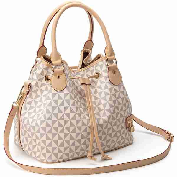 Drawstring Bucket Bags Tote Featuring Pockets