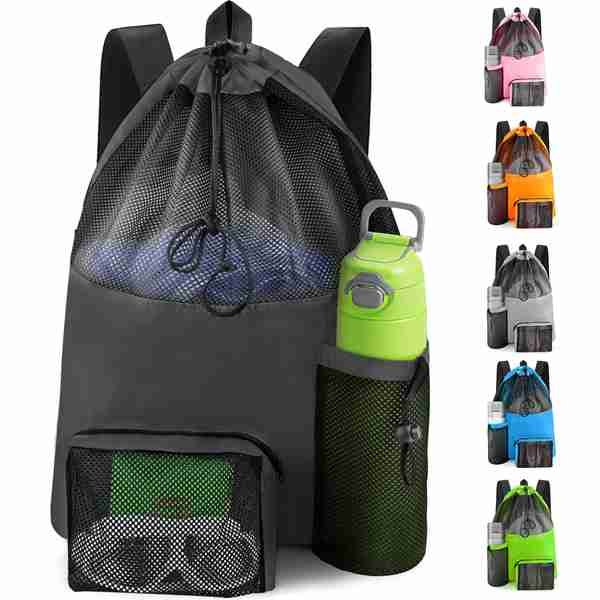 124 Drawstring Swimming Bag Black