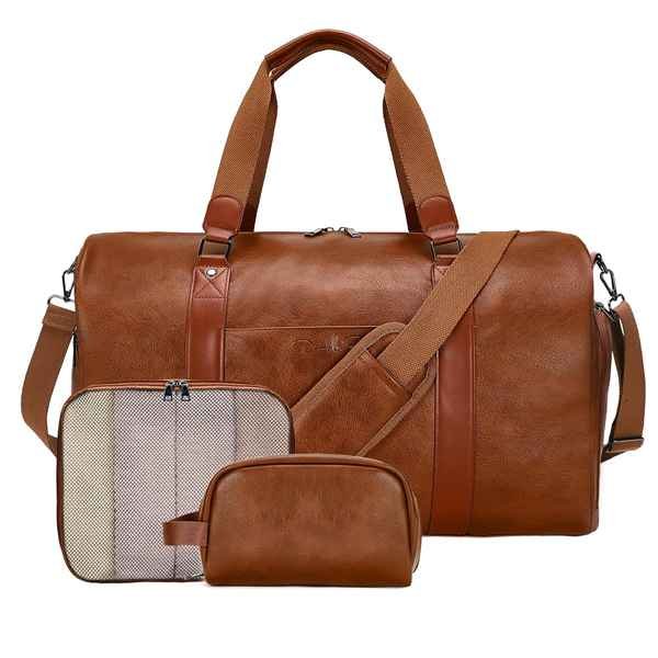 Custom Luxury Leather Travel Bag