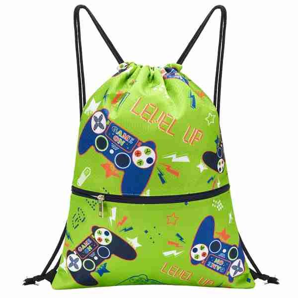 Drawstring Backpack String Sports Gym Bag for Boys