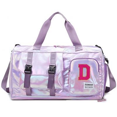 Embroidery Logo Travel bag Purple D