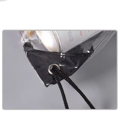 Reinforced drawstring at the bottom