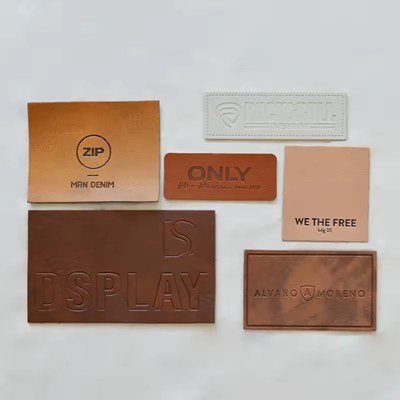 Debossed Embossed Leather Patch