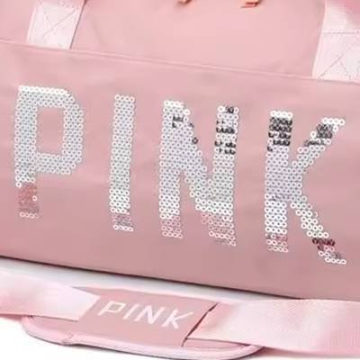 Reflective sequins logo