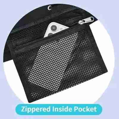 Convenient Zippered Inside Pocket