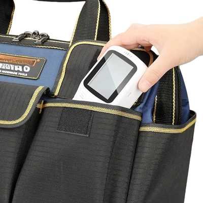 Side pocket for testing instruments