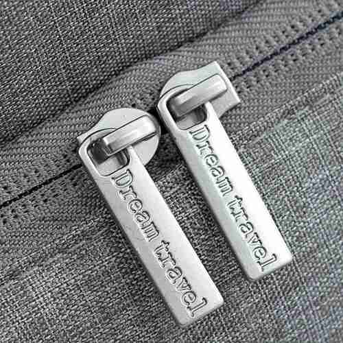 Custom logo Brand Double Zippers
