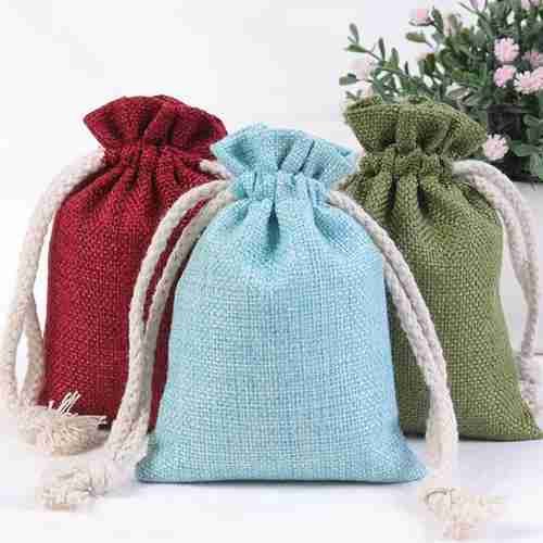 Canvas drawstring bags