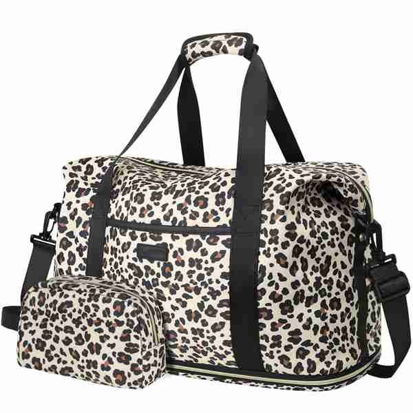 Leopard Print Travel Bag
