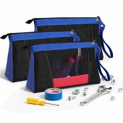 Tool Pouches with Zipper Heavy-Duty Small Tool Bag