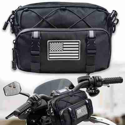 Motorcycle front storage tool kit