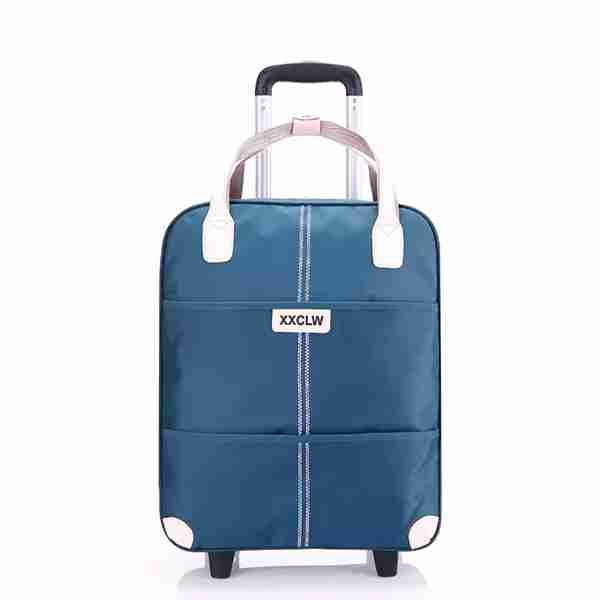 Custom logo polyester Travel Business Trolley Luggage