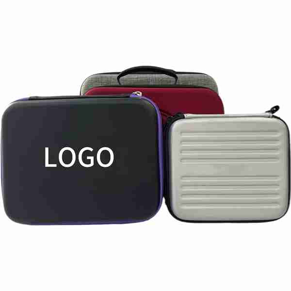 Custom Logo Waterproof Fireproof Zipper EVA case