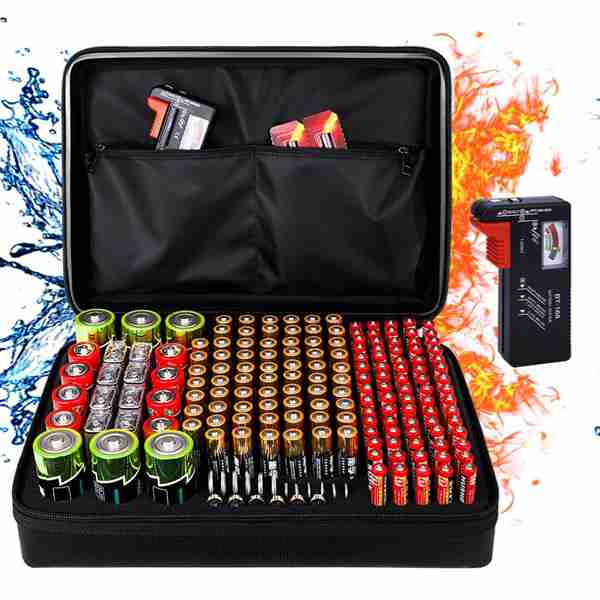 Fireproof Battery Organizer Storage Box