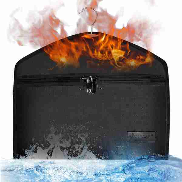 Fireproof Hanger Diversion Safe Bag With Lock