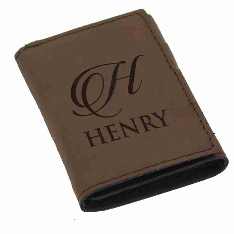 Custom Personalized Trifold Wallet