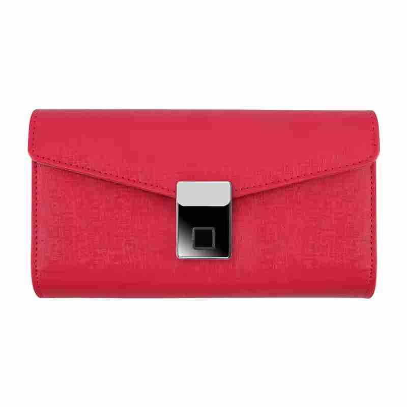 PU Leather Wallet with Smart Fingerprint Lock