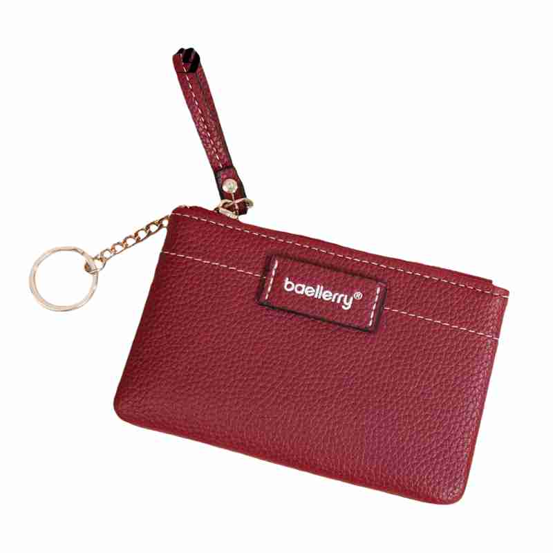 Wholesale Fashion Red Slim Compact Wallets for Women