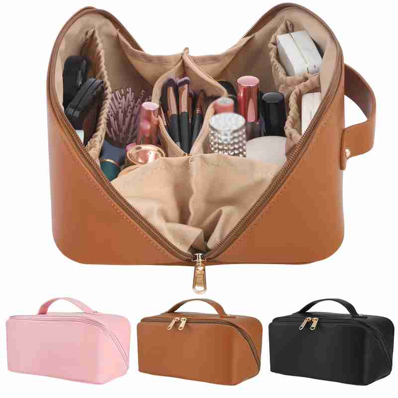 Custom-Logo-Travel-Large-Capacity- Makeup Bag Lining Fabric