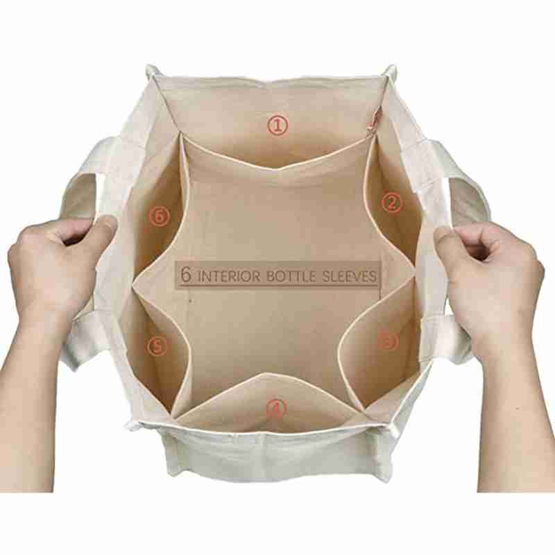 canvas tote bag inner label