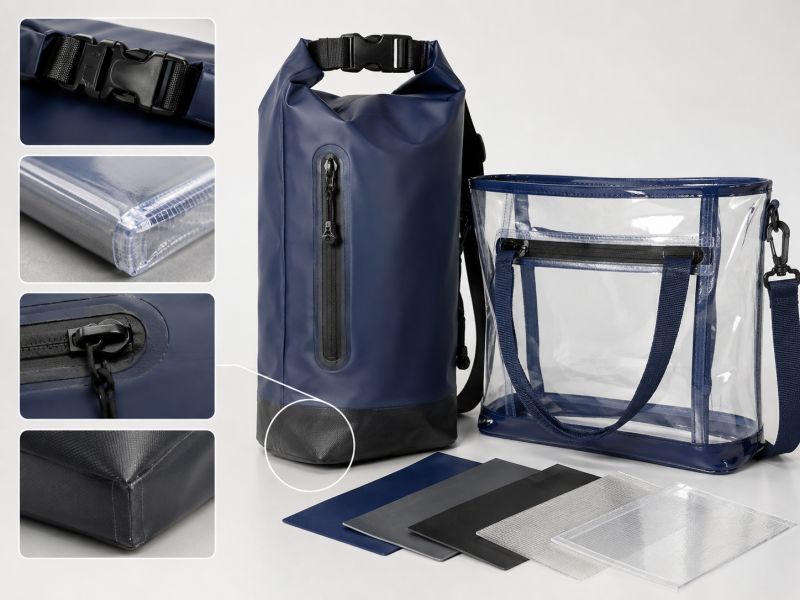 Waterproof PVC Bag Construction